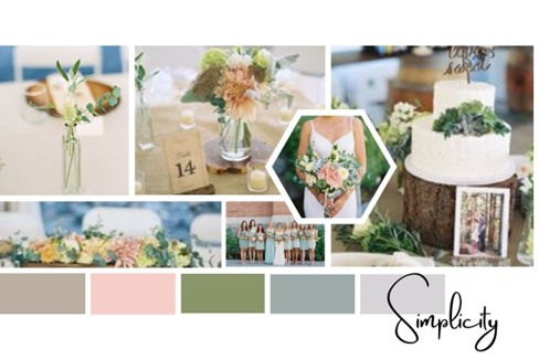 Planning diy wedding flowers for a simple blush wedding inspiration